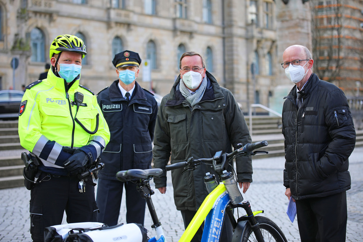 Fahrradstaffel Hannover beginnt mit der Arbeit