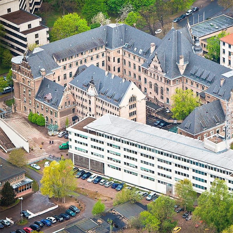 Luftaufnahme der Polizeidirektion Hannover